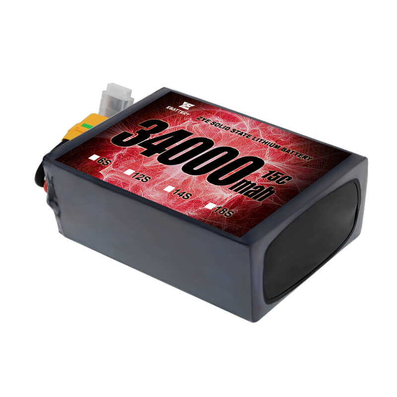 Li hv 34000mah 14s bateri keadaan pepejal
