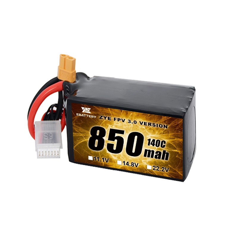 Saiz Kecil 850mah 1100mah 1300mah 1500mah Bateri Lipo FPV